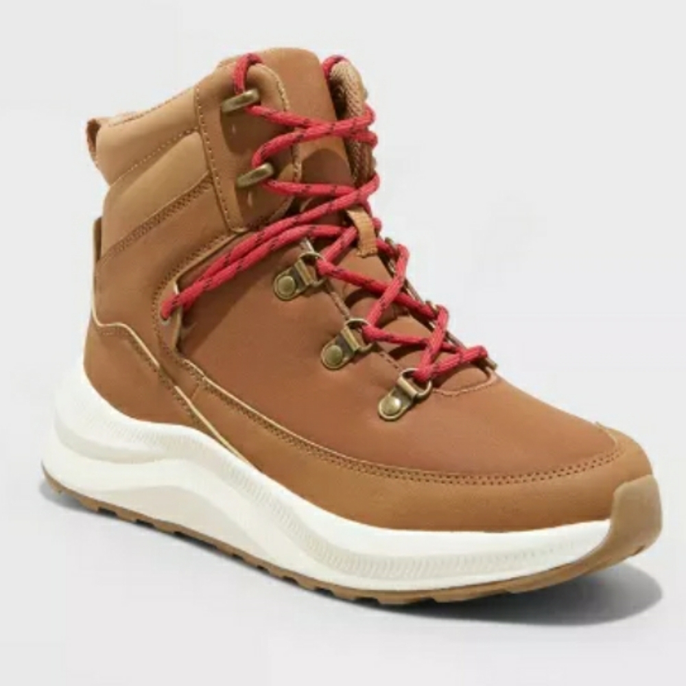 NWT Universal thread by target cognac norah boots for women size 8